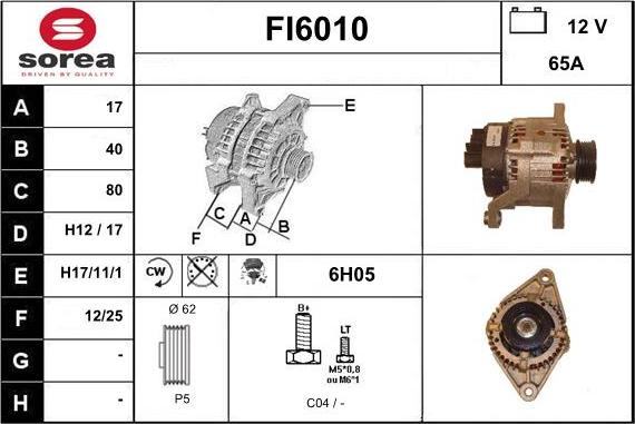 Sera FI6010 - Generator alexcarstop-ersatzteile.com