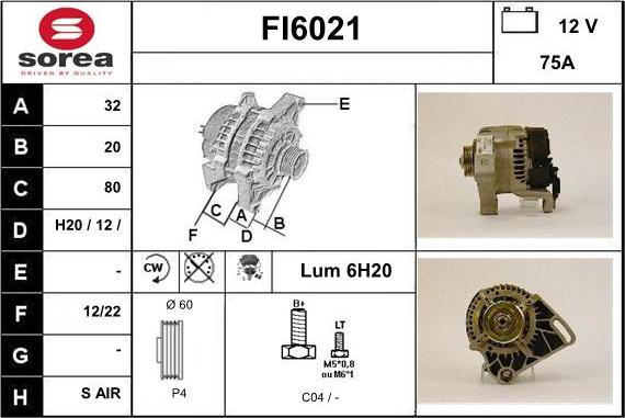 Sera FI6021 - Generator alexcarstop-ersatzteile.com