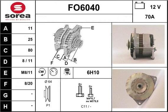 Sera FO6040 - Generator alexcarstop-ersatzteile.com