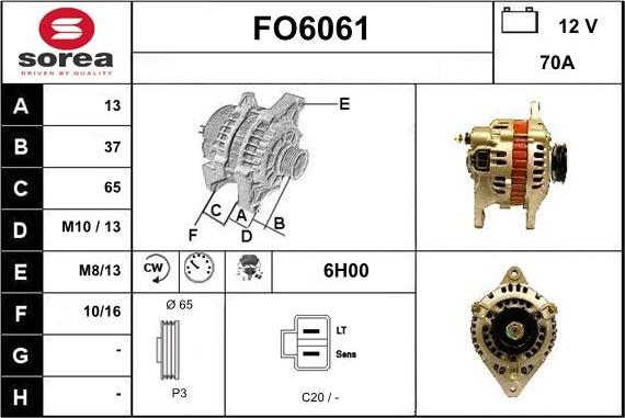 Sera FO6061 - Generator alexcarstop-ersatzteile.com