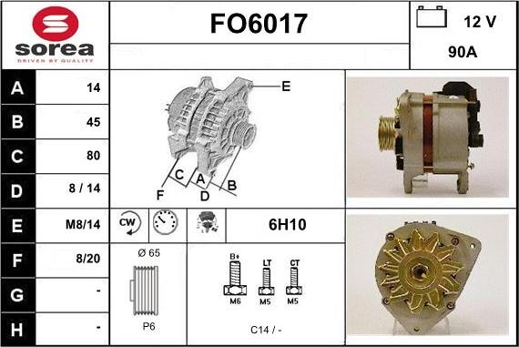 Sera FO6017 - Generator alexcarstop-ersatzteile.com