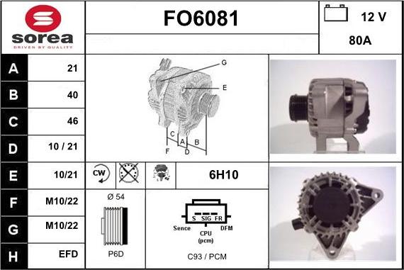 Sera FO6081 - Generator alexcarstop-ersatzteile.com