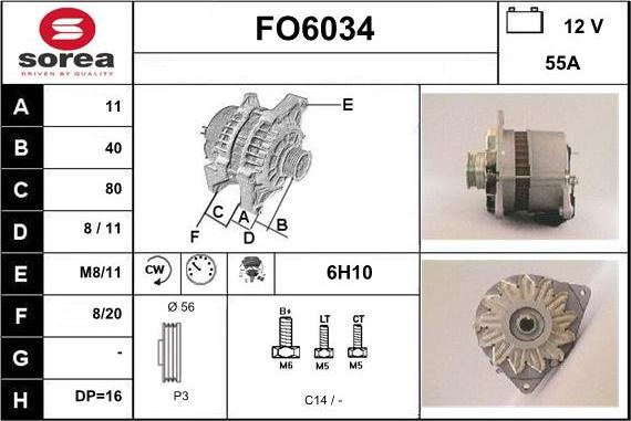 Sera FO6034 - Generator alexcarstop-ersatzteile.com