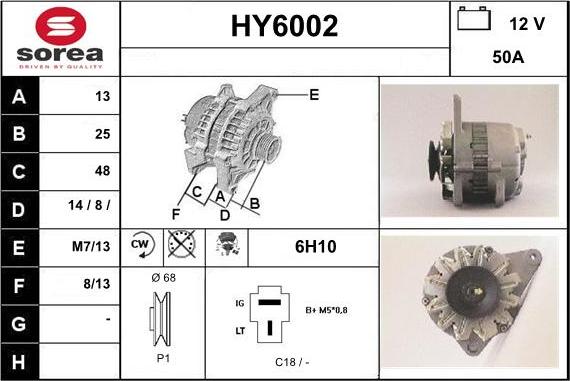 Sera HY6002 - Generator alexcarstop-ersatzteile.com