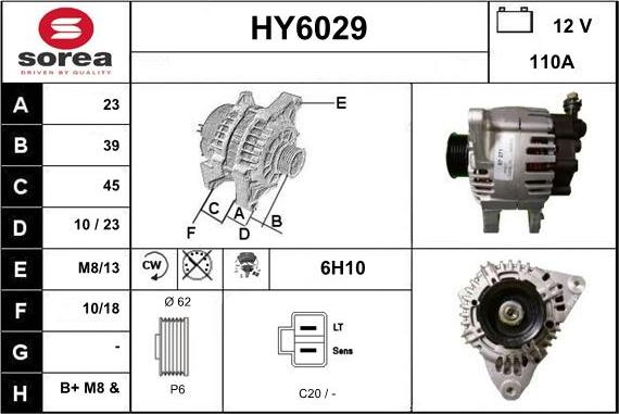 Sera HY6029 - Generator alexcarstop-ersatzteile.com