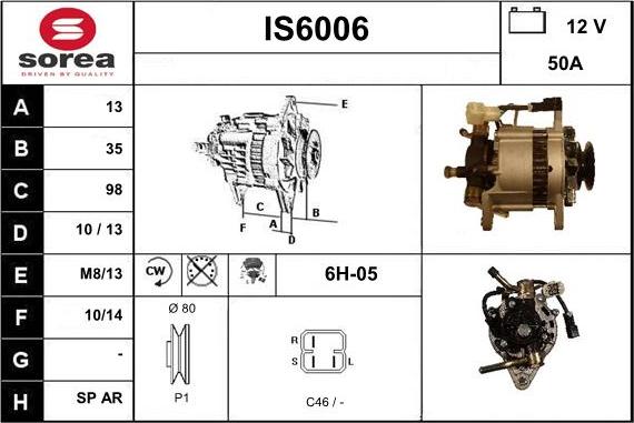 Sera IS6006 - Generator alexcarstop-ersatzteile.com