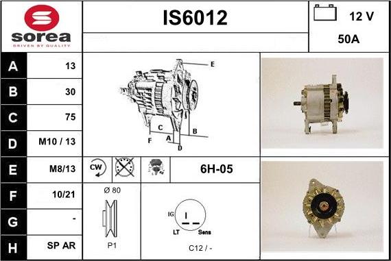 Sera IS6012 - Generator alexcarstop-ersatzteile.com