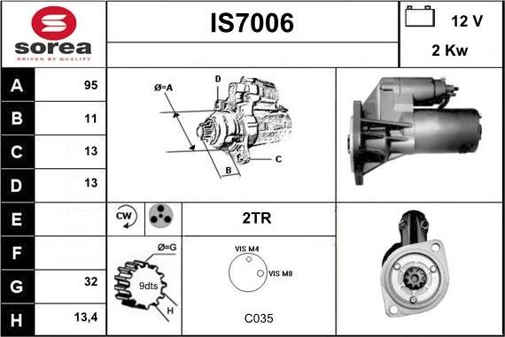 Sera IS7006 - Starter alexcarstop-ersatzteile.com