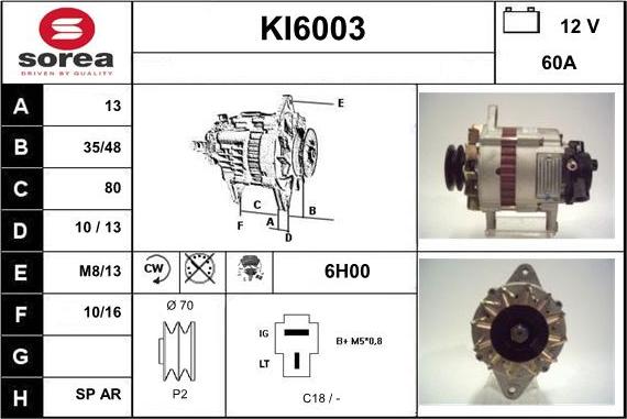 Sera KI6003 - Generator alexcarstop-ersatzteile.com