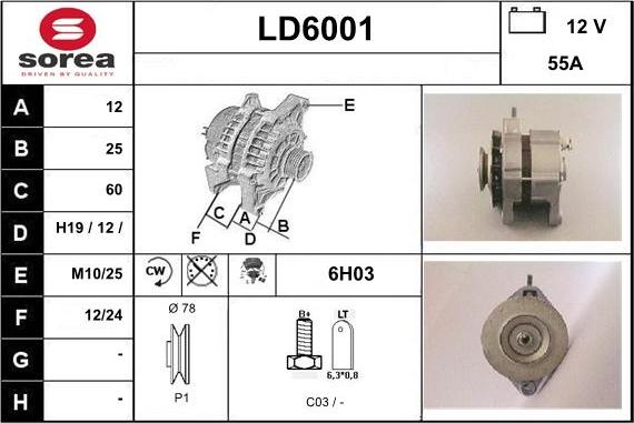 Sera LD6001 - Generator alexcarstop-ersatzteile.com