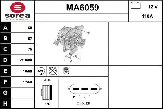 Sera MA6059 - Generator alexcarstop-ersatzteile.com