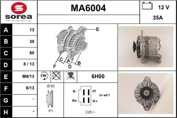 Sera MA6004 - Generator alexcarstop-ersatzteile.com