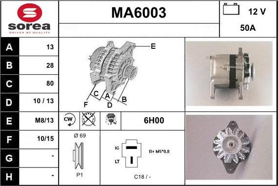 Sera MA6003 - Generator alexcarstop-ersatzteile.com