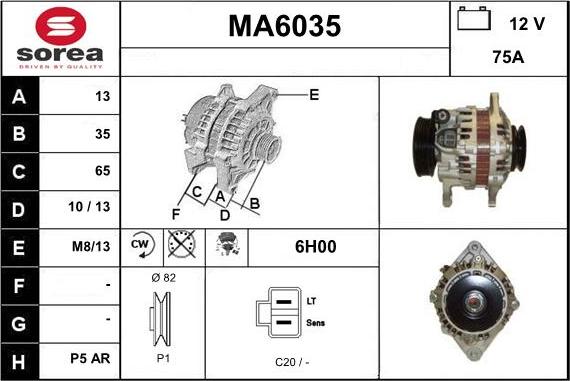 Sera MA6035 - Generator alexcarstop-ersatzteile.com