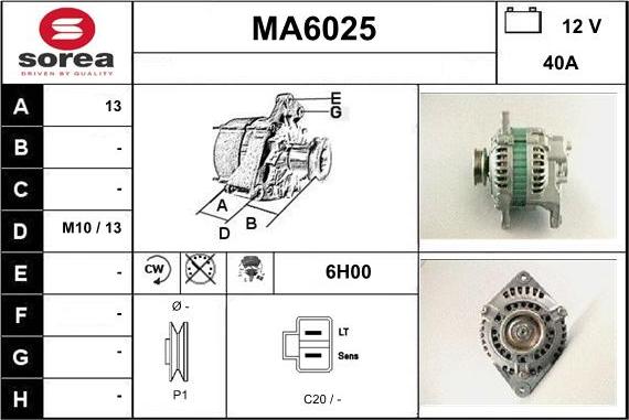 Sera MA6025 - Generator alexcarstop-ersatzteile.com