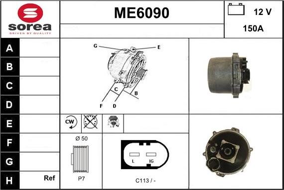 Sera ME6090 - Generator alexcarstop-ersatzteile.com