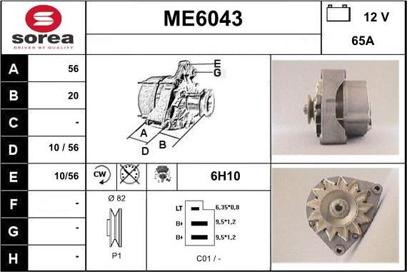 Sera ME6043 - Generator alexcarstop-ersatzteile.com