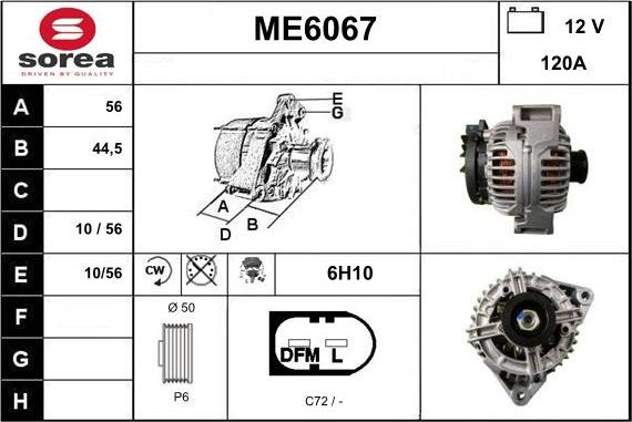 Sera ME6067 - Generator alexcarstop-ersatzteile.com