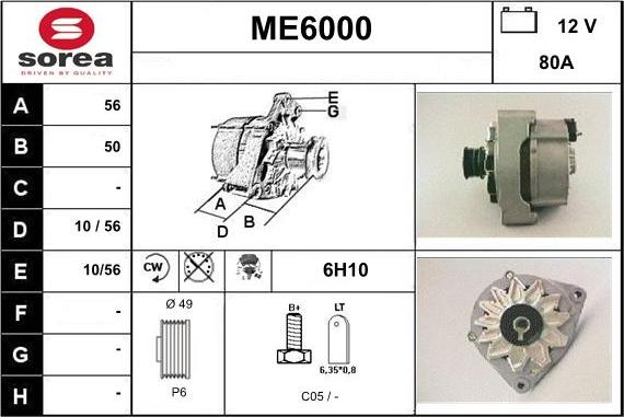 Sera ME6000 - Generator alexcarstop-ersatzteile.com