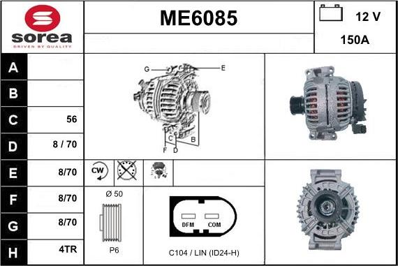 Sera ME6085 - Generator alexcarstop-ersatzteile.com