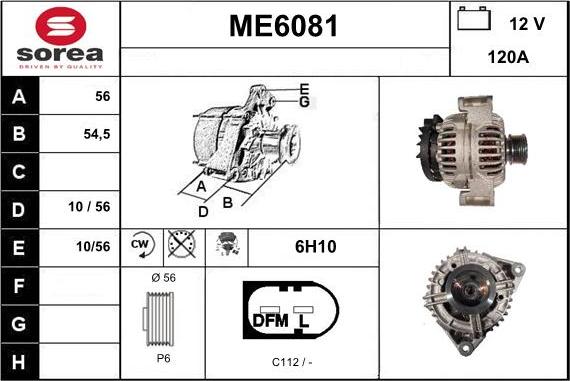 Sera ME6081 - Generator alexcarstop-ersatzteile.com