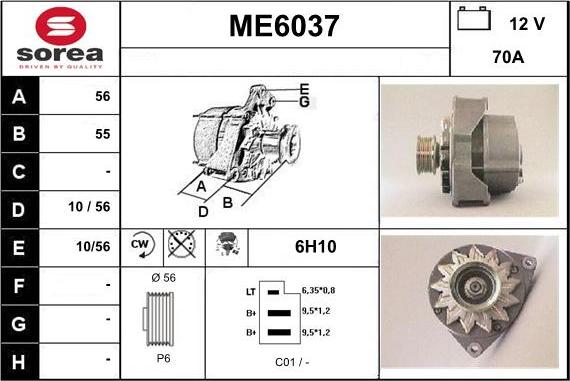 Sera ME6037 - Generator alexcarstop-ersatzteile.com