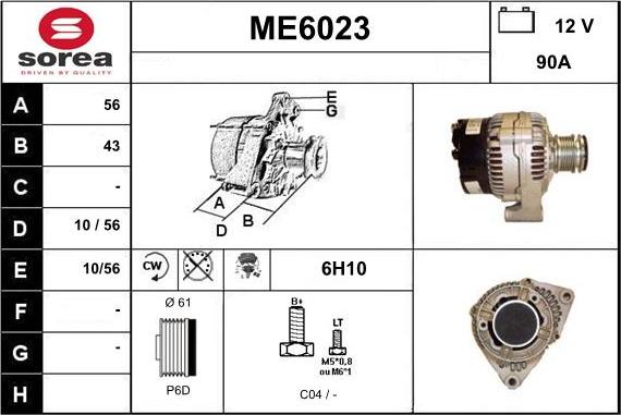 Sera ME6023 - Generator alexcarstop-ersatzteile.com