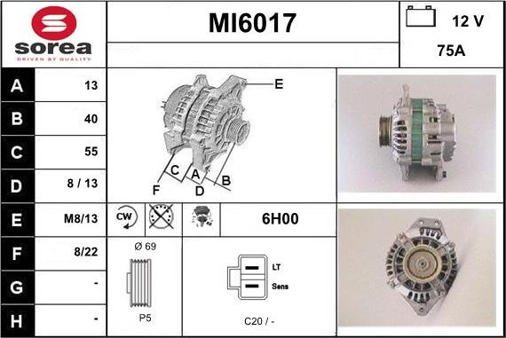 Sera MI6017 - Generator alexcarstop-ersatzteile.com