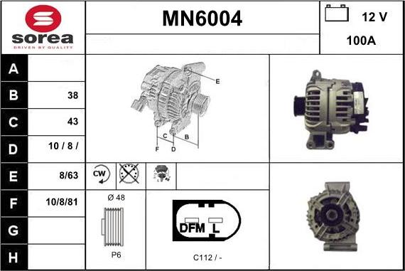 Sera MN6004 - Generator alexcarstop-ersatzteile.com