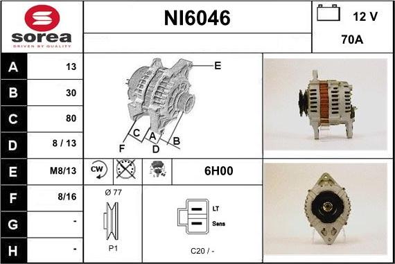 Sera NI6046 - Generator alexcarstop-ersatzteile.com