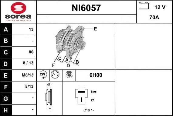 Sera NI6057 - Generator alexcarstop-ersatzteile.com