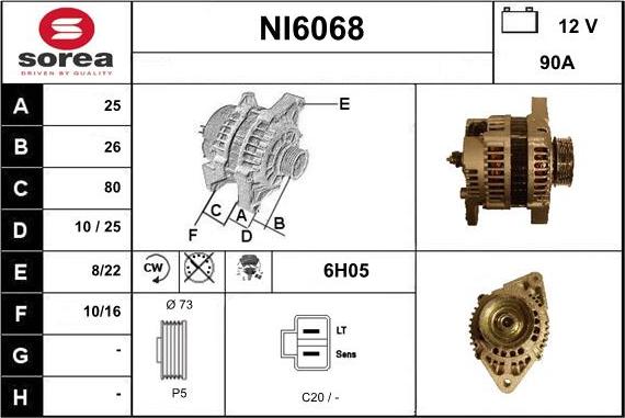 Sera NI6068 - Generator alexcarstop-ersatzteile.com