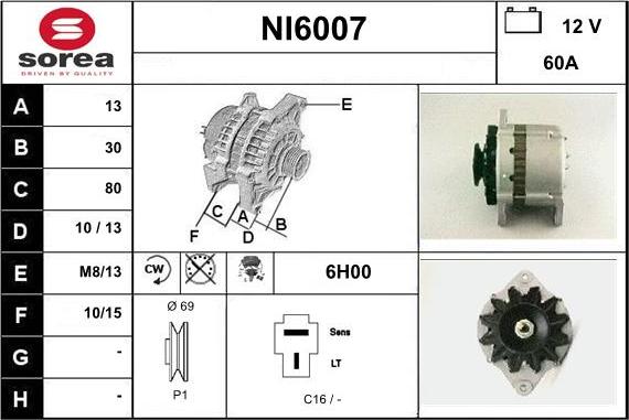 Sera NI6007 - Generator alexcarstop-ersatzteile.com