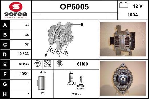 Sera OP6005 - Generator alexcarstop-ersatzteile.com