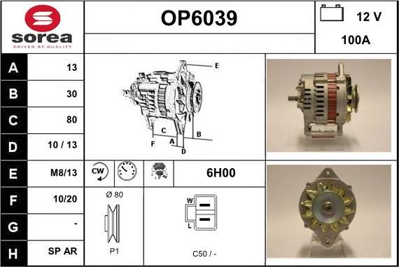 Sera OP6039 - Generator alexcarstop-ersatzteile.com