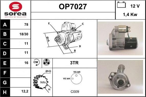 Sera OP7027 - Starter alexcarstop-ersatzteile.com