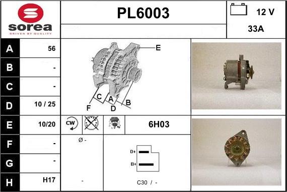 Sera PL6003 - Generator alexcarstop-ersatzteile.com