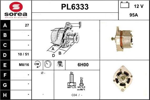 Sera PL6333 - Generator alexcarstop-ersatzteile.com