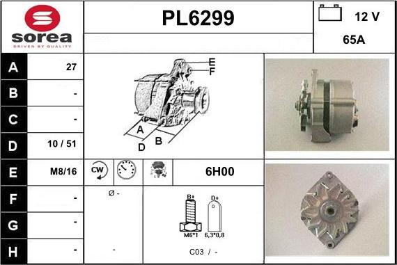 Sera PL6299 - Generator alexcarstop-ersatzteile.com