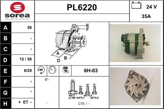 Sera PL6220 - Generator alexcarstop-ersatzteile.com