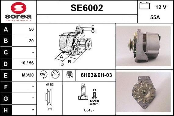 Sera SE6002 - Generator alexcarstop-ersatzteile.com