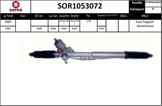 Sera SOR1053072 - Lenkgetriebe alexcarstop-ersatzteile.com