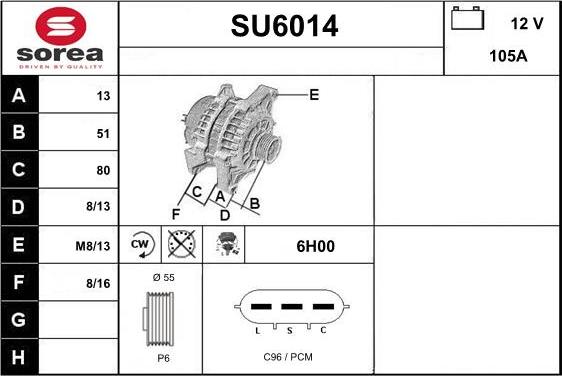 Sera SU6014 - Generator alexcarstop-ersatzteile.com