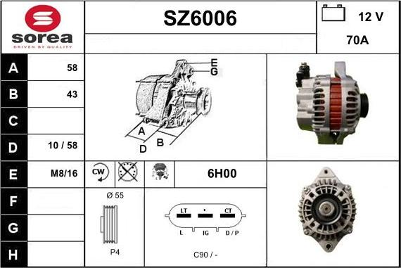 Sera SZ6006 - Generator alexcarstop-ersatzteile.com