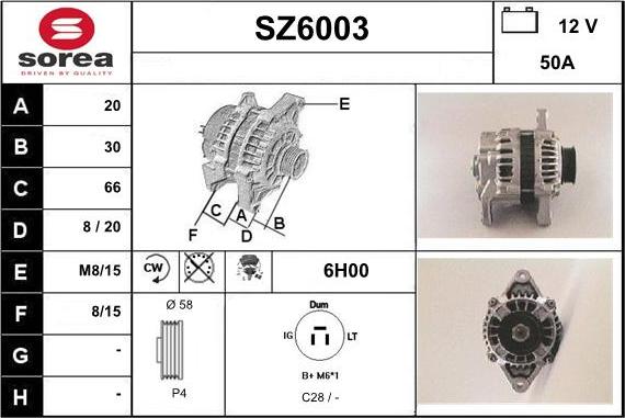 Sera SZ6003 - Generator alexcarstop-ersatzteile.com