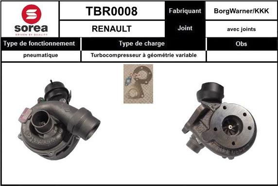 Sera TBR0008 - Lader, Aufladung alexcarstop-ersatzteile.com