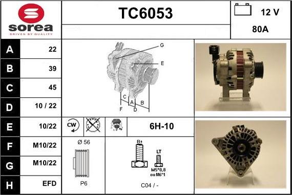 Sera TC6053 - Generator alexcarstop-ersatzteile.com