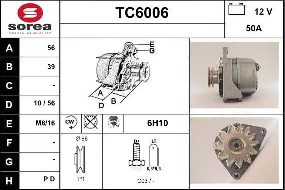 Sera TC6006 - Generator alexcarstop-ersatzteile.com