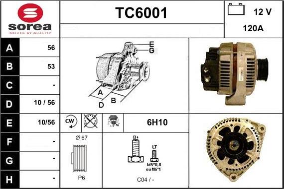 Sera TC6001 - Generator alexcarstop-ersatzteile.com