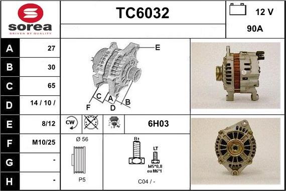 Sera TC6032 - Generator alexcarstop-ersatzteile.com